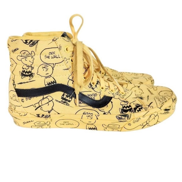 Vans Other - VANS x Peanuts Charlie Brown Sneakers Yellow 10